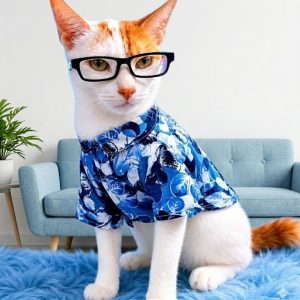 Tropics Blue Pet Polo Shirt Collection