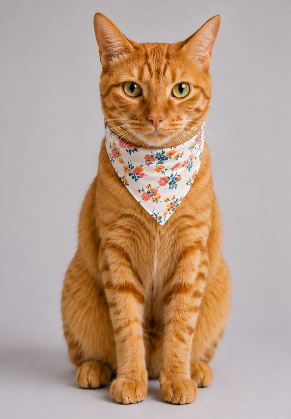 MeinMilo Floral White Pet Bandana - Image 7